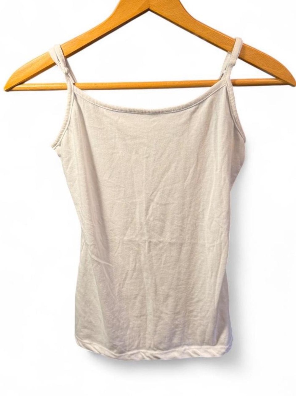 just be Cream Spaghetti Strap Camisole